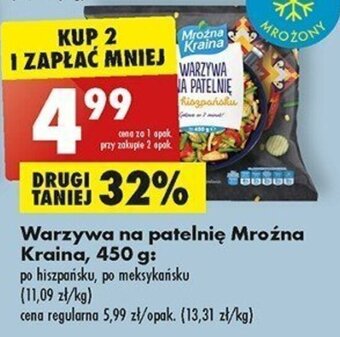 Biedronka Warzywa na patelnię Mroźna Kraina, 450 g oferta