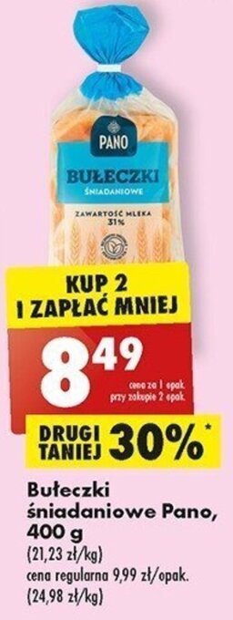 Biedronka Bułeczki śniadaniowe Pano, 400 g oferta