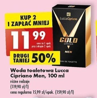 Biedronka Woda toaletowa Lucca Cipriano Men, 100 ml oferta