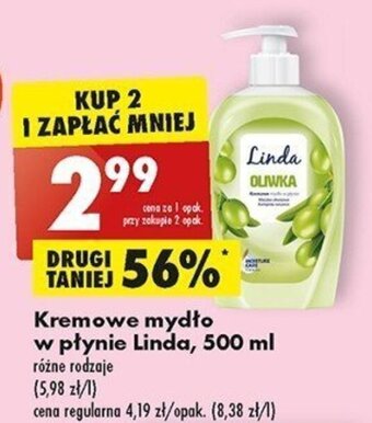 Biedronka Kremowe mydło w płynie Linda, 500 ml oferta