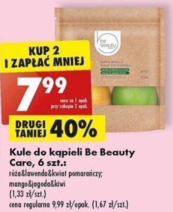 Biedronka Kule do kąpieli Be Beauty Care, 6 szt. oferta