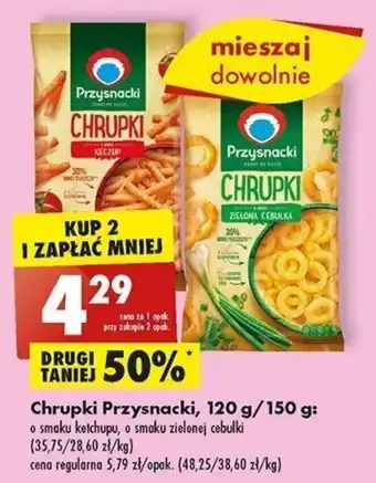 Biedronka Chrupki Przysnacki, 120 g/150 g oferta