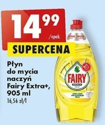 Biedronka Płyn do mycia naczyń Fairy Extra+, 905 ml oferta