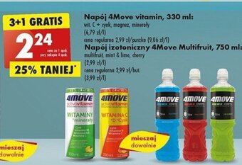 Biedronka Napój izotoniczny 4Move Multifruit, 750 ml oferta
