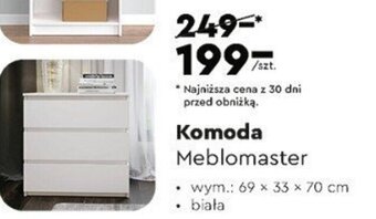 Biedronka Komoda Meblomaster oferta