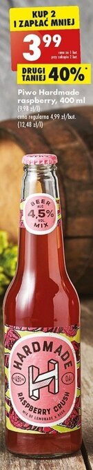 Biedronka Piwo Hardmade raspberry, 400 ml oferta