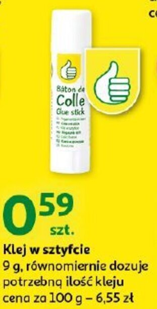 Auchan Klej w sztyfcie 9 g oferta
