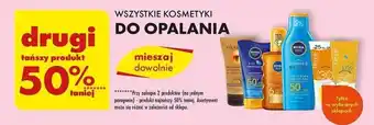 Biedronka drugi tańszy produkt 50% taniej WSZYSTKIE KOSMETYKI DO OPALANIA oferta