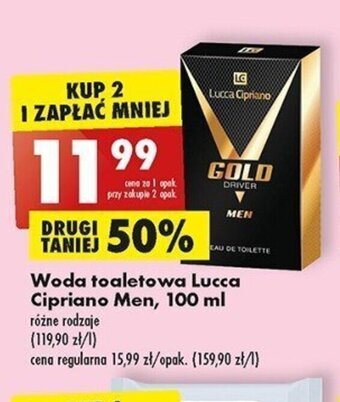 Biedronka Woda toaletowa Lucca Cipriano Men, 100 ml oferta