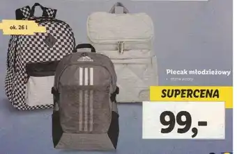 Lidl Plecak młodzieżowy oferta