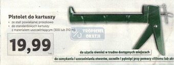 Lidl Pistolet do kartuszy oferta