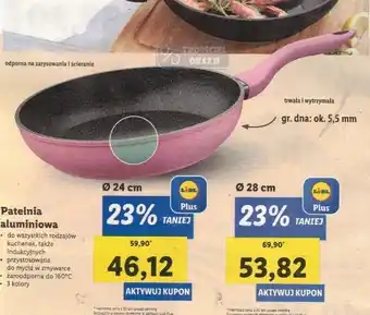 Lidl Patelnia aluminiowa sr. 24 cm oferta