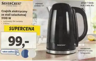 Lidl Czajnik elektryczny ze stali szlachetnej 3100 W oferta