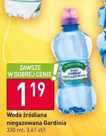 Woda źródlana niegazowana Gardinia 330 ml