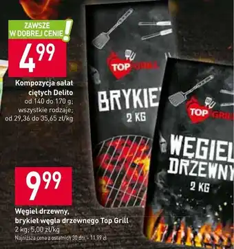 Węgiel drzewny, brykiet węgla drzewnego Top Grill 2kg