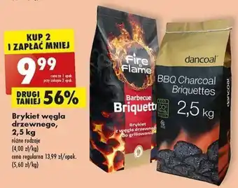 Biedronka Brykiet węgla drzewnego, 2,5kg oferta