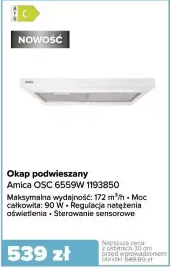 Max Elektro Okap podwieszany Amica OSC 6559W 1193850 oferta
