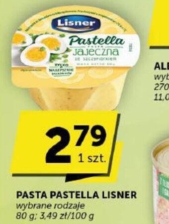 Groszek PASTA PASTELLA LISNER 80 g oferta