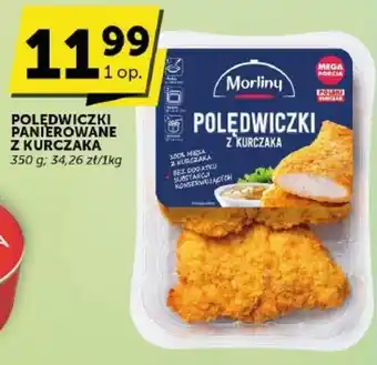 Groszek POLĘDWICZKI PANIEROWANE Z KURCZAKA 350g oferta