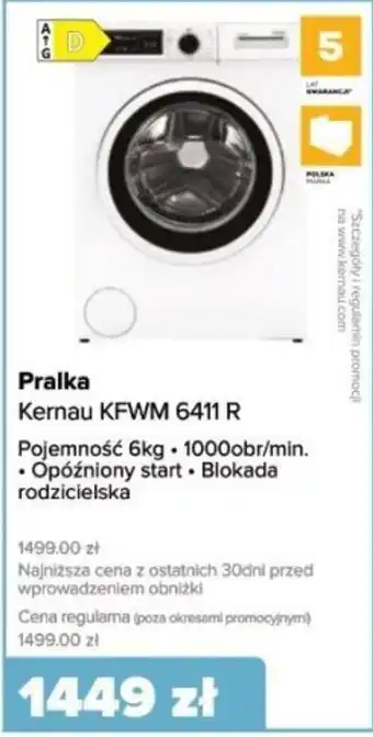 Max Elektro Pralka Kernau KFWM 6411 R oferta