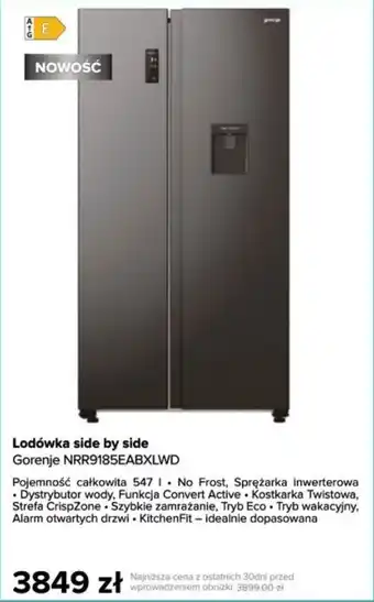 Lodówka side by side Gorenje NRR9185EABXLWD