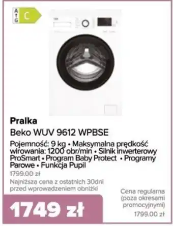 Max Elektro Pralka Beko WUV 9612 WPBSE oferta