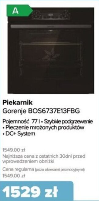 Max Elektro Piekarnik Gorenje BOS6737E13FBG oferta