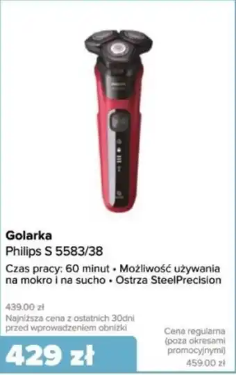Max Elektro Golarka Philips S 5583/38 oferta