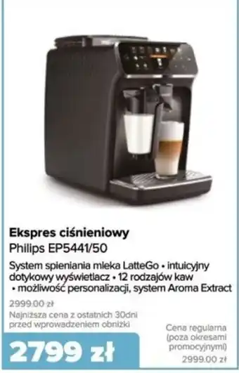 Max Elektro Ekspres ciśnieniowy Philips EP5441/50 oferta