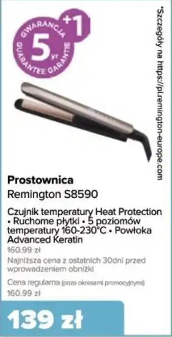 Max Elektro Prostownica Remington S8590 oferta