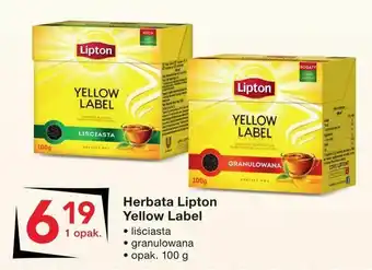 Odido Herbata Lipton Yellow Label oferta