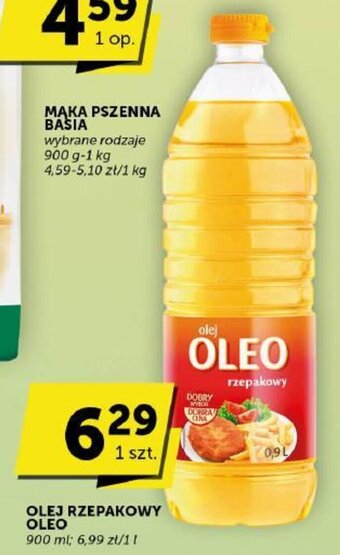 Groszek OLEJ RZEPAKOWY OLEO 900 ml oferta