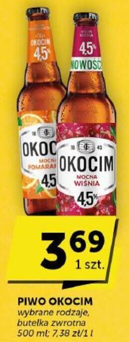 Groszek PIWO OKOCIM 500 ml oferta