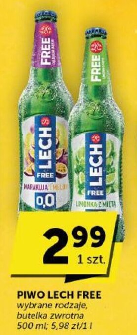 Groszek PIWO LECH FREE 500 ml oferta