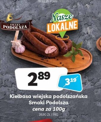 Delfin Kiełbasa wiejska podolszańska 100g oferta