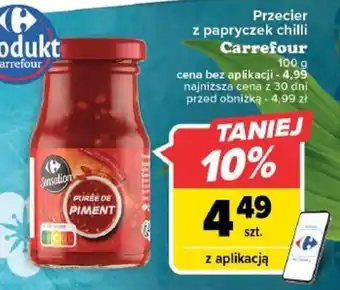 Carrefour Przecier z papryczek chilli Carrefour 100g oferta