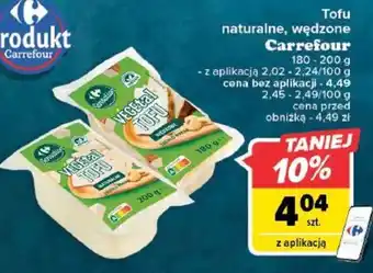 Tofu naturalne, wędzone Carrefour 180-200g