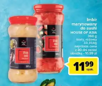 Carrefour Imbir marynowany do sushi HOUSE OF ASIA 360 g oferta