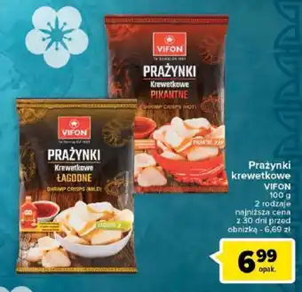 Carrefour Prażynki krewetkowe VIFON 100g oferta