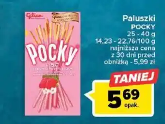 Carrefour Paluszki POCKY 25-40 g oferta