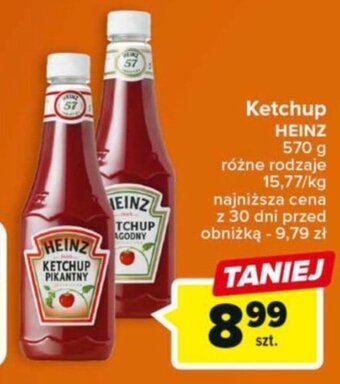 Carrefour Ketchup HEINZ 570g oferta