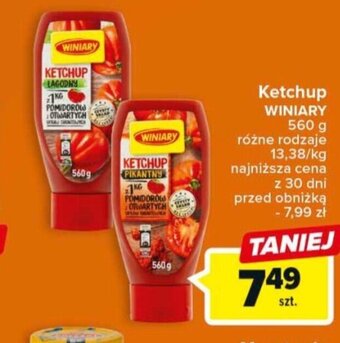 Carrefour Ketchup WINIARY 560 g oferta