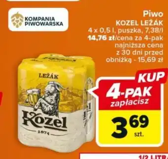 Carrefour Piwo KOZEL LEŽÁK 0,5 l oferta