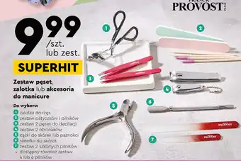 Biedronka Zestaw pęset, zalotka lub akcesoria do manicure oferta