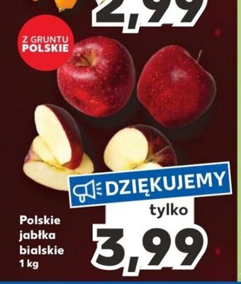 Kaufland Polskie jabłka bialskie 1 kg oferta