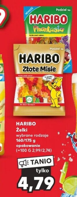 Kaufland HARIBO Żelki 160/175 g oferta