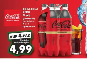 Kaufland COCA-COLA ZERO Napój gazowany 4 x 1 l oferta