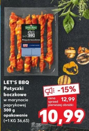 Kaufland LET'S BBQ Patyczki boczkowe 300 g oferta