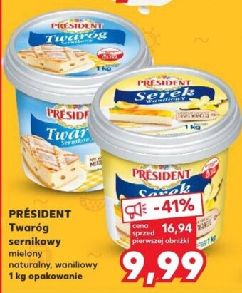 Kaufland PRÉSIDENT Twaróg sernikowy 1 kg oferta