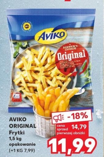 Kaufland AVIKO ORIGINAL Frytki 1,5 kg oferta